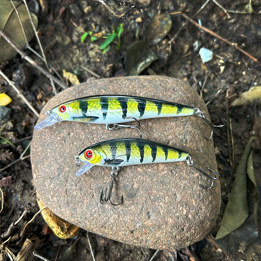 Señuelos jerkbait minnow hundimiento rápido para lucio – crankbait - imagen 3