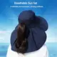 Sombrero UV con orejeras, ala ancha para pesca, caza y senderismo - imagen 4