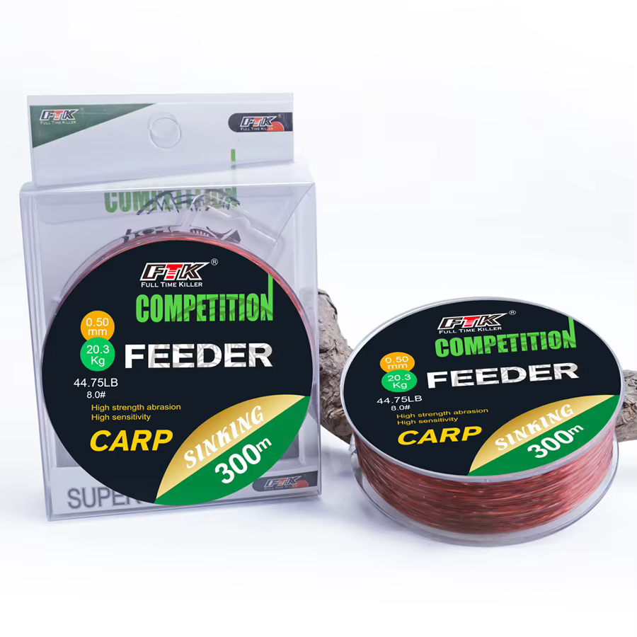 FTK Sedal Monofilamento Rojo Vino para Pesca de Carpa - imagen 5