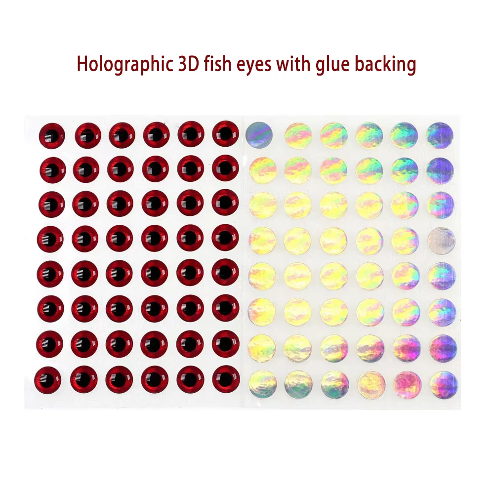 Ojos Holográficos 3D Lionriver – Montaje para señuelos artificiales - imagen 4
