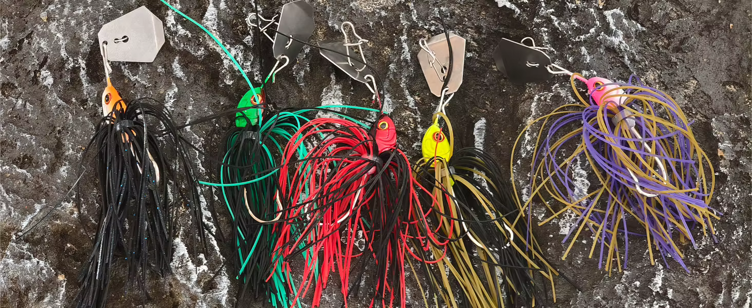 Variante de colores del bladed jig GRATIS FISHER