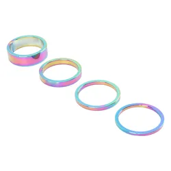 Espaciadores de dirección de bicicleta de aluminio para horquilla 28,6 mm