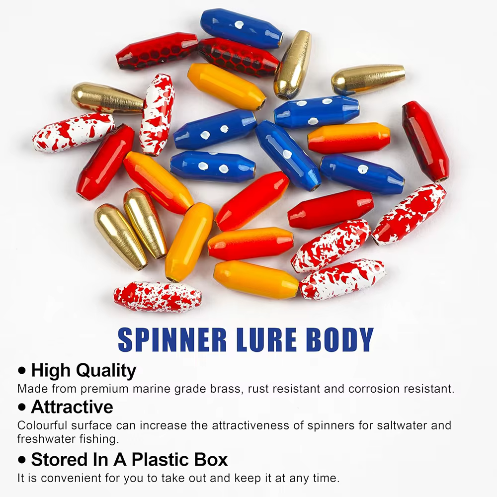Cuerpos de Spinnerbait de latón para señuelos giratorios - imagen 2