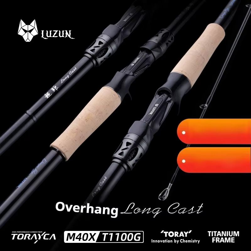 Caña de casting Luzun Toray – Largo alcance para señuelo - imagen 3