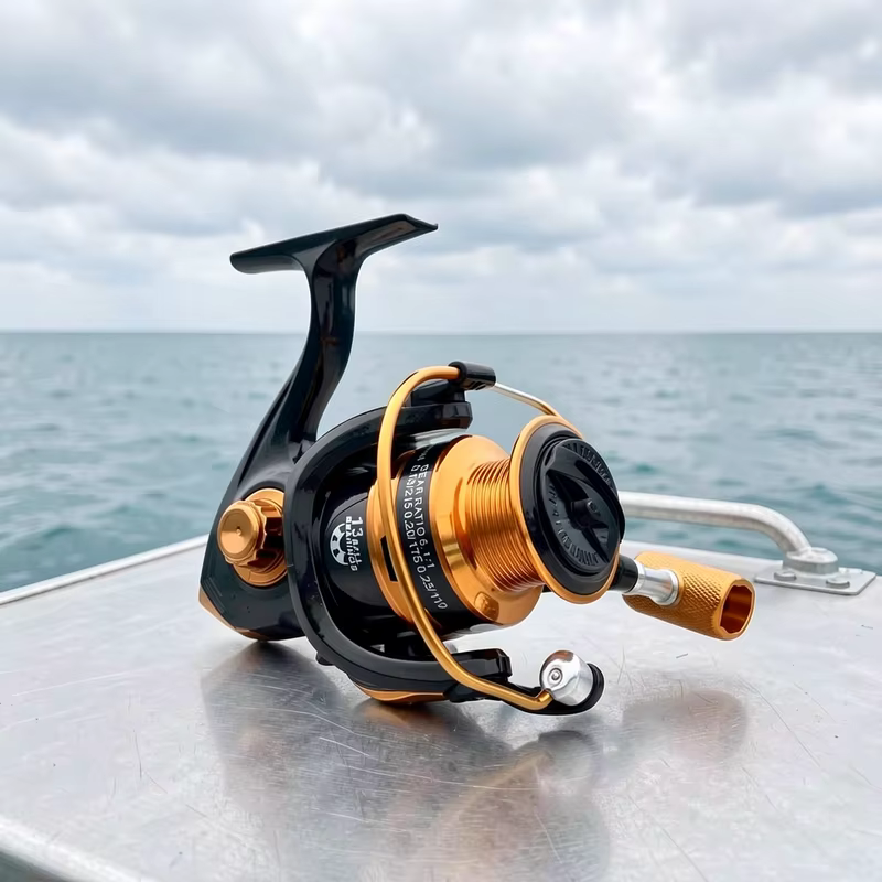 Carrete Pesca Agua Dulce Serie 1000 – Aluminio 5.5:1 para Carpa con Doble Bobina - imagen 3
