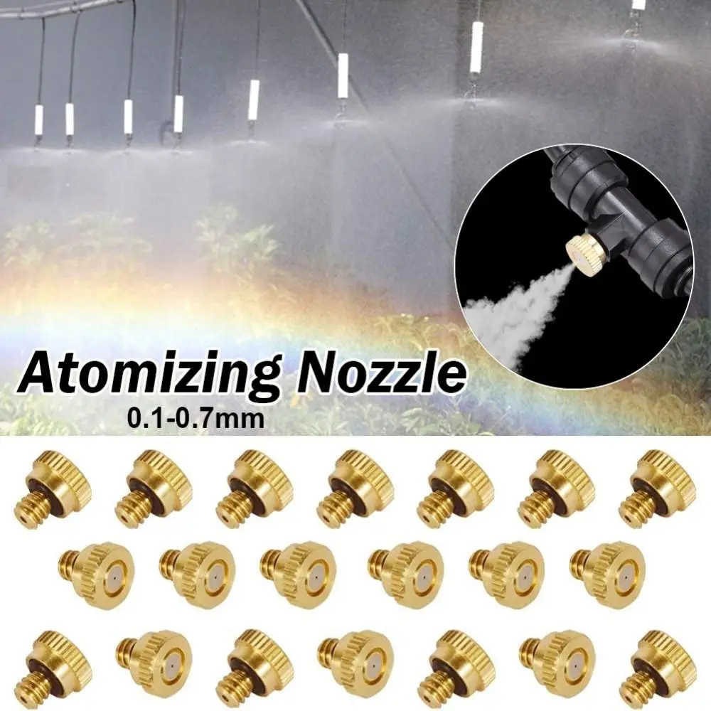 Boquilla atomizadora roscada de latón para nebulización fina - imagen 4