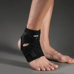 Soporte de Tobillo de Neopreno Elástico Ajustable – Negro Unisex