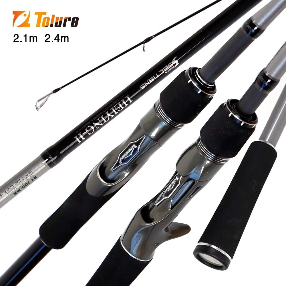Caña Tolu HY2 para Spinning – 5 Tramos, MH, 7-35g, Lubina y Carpa