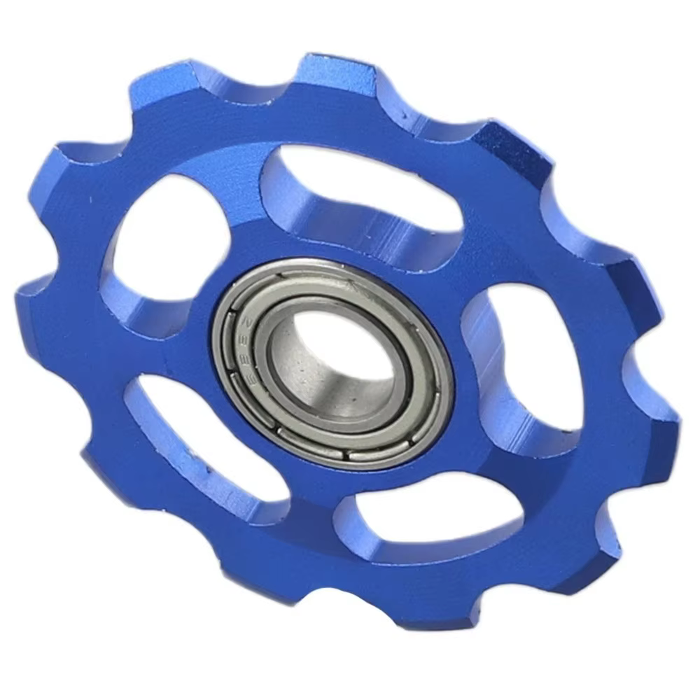 Polea Cambio Trasero Aluminio CNC Anodizado 11T Rodamiento Sellado