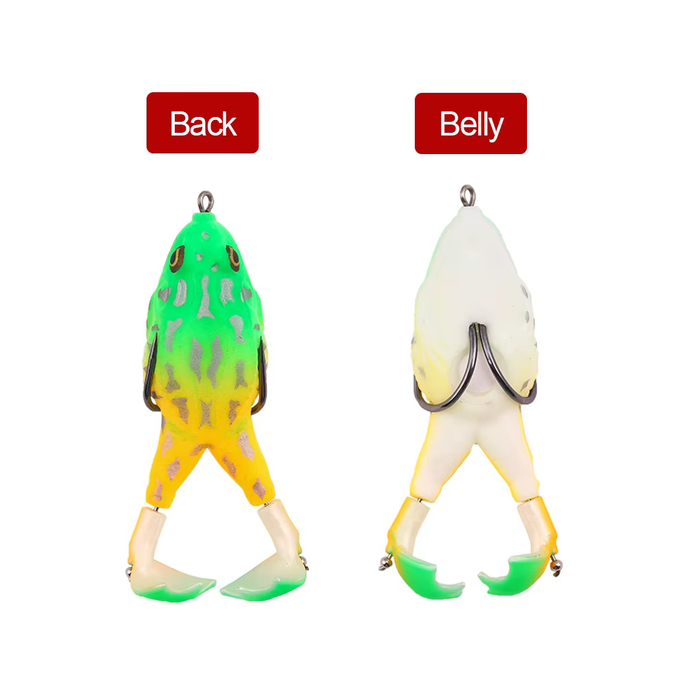 Rana Topwater Hercules con Patas Giratorias – Cebo Soft para Karpín - imagen 5