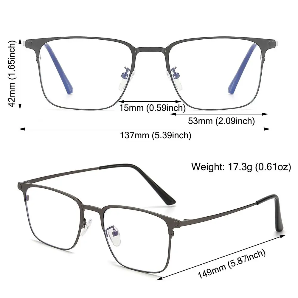 Gafas 3 en 1 con clip magnético antiluz azul y lentes polarizadas