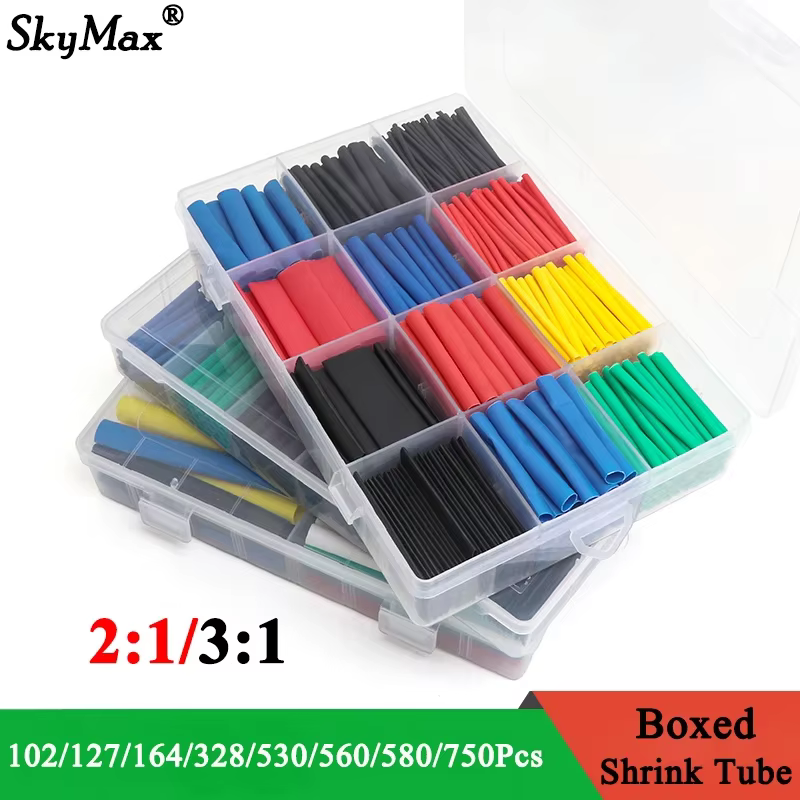 Kit de Tubes Termorretráctiles 2:1 y 3:1 – 102 a 750 Piezas
