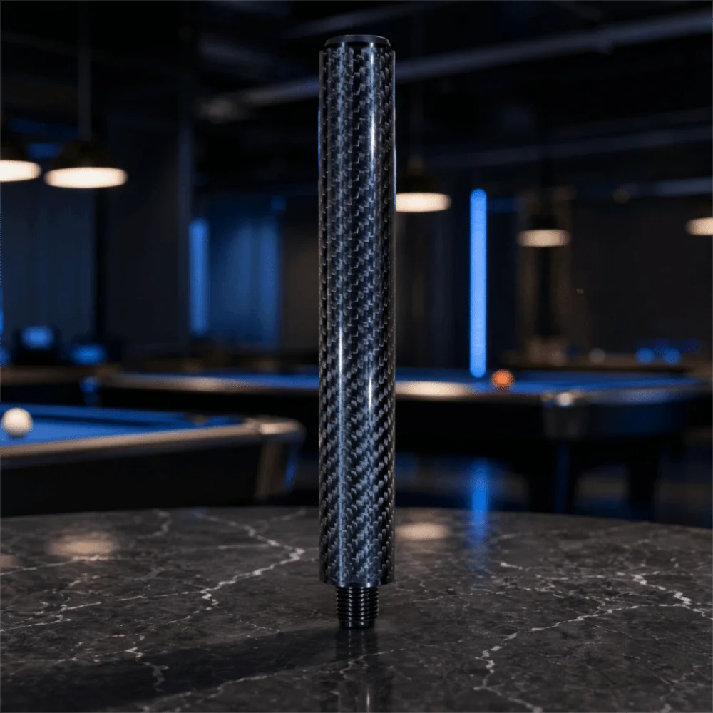 Extensor en fibra de carbono negro