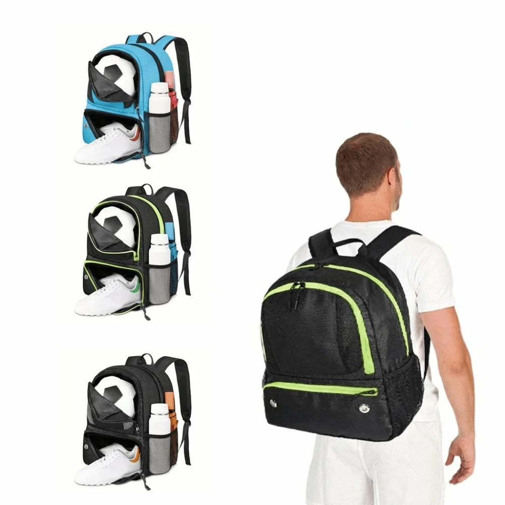 Bolsa fútbol impermeable con soporte pelota y compartimento zapatos - imagen 5