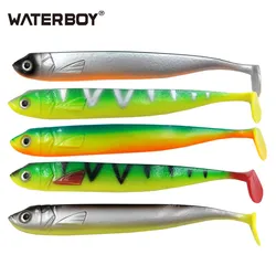 Vinilos de Pesca Efecto Gusano con Jig Head para Señuelos Blandos