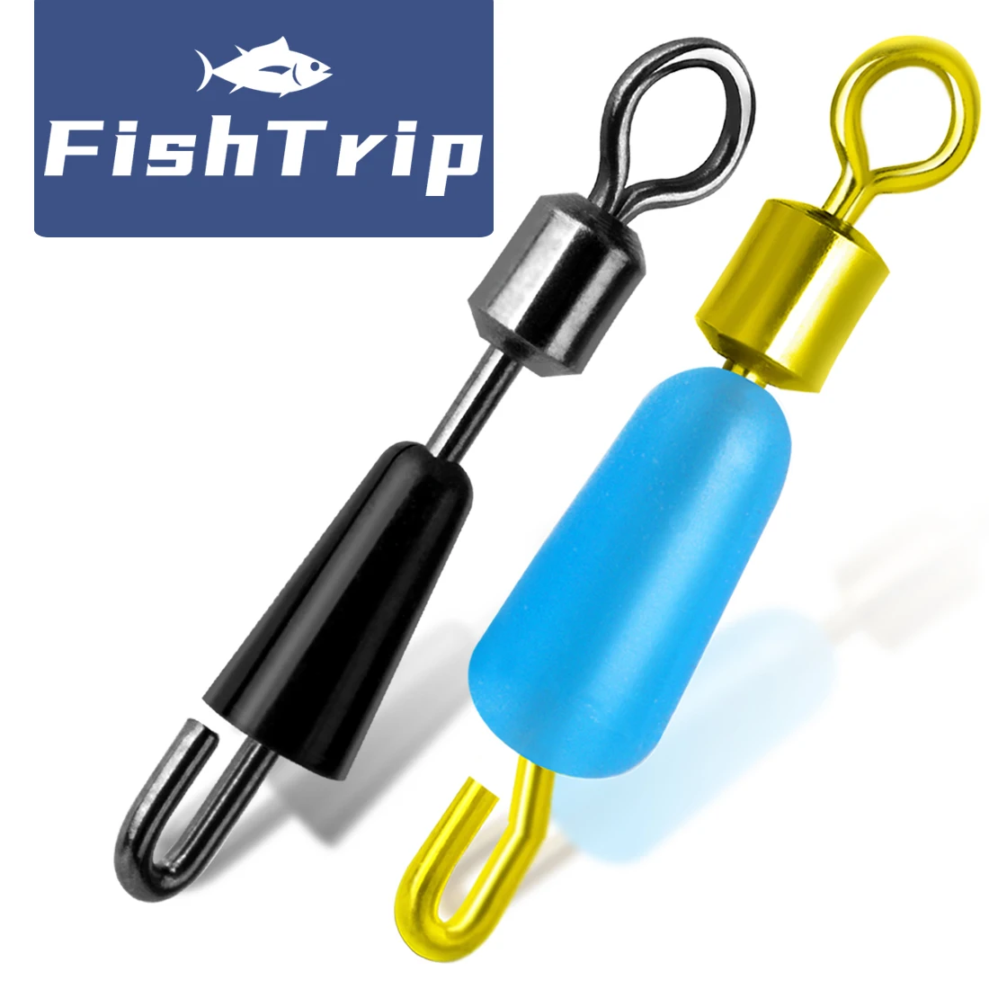 FishTrip Conector giratorio rápido para pesca de carpa