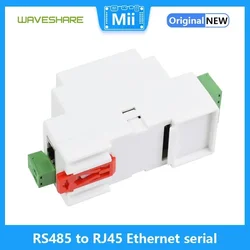 Convertidor RS485 a Ethernet Waveshare RJ45 TCP/IP en Riel PoE