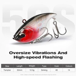 Tsurinoya Tempter 50S Señuelo Vibratorio Sin Labios Vibración Pesca