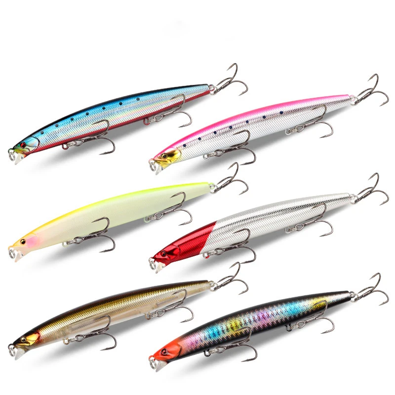 LETOYO Jerkbait hundible de largo alcance para lubina - imagen 2