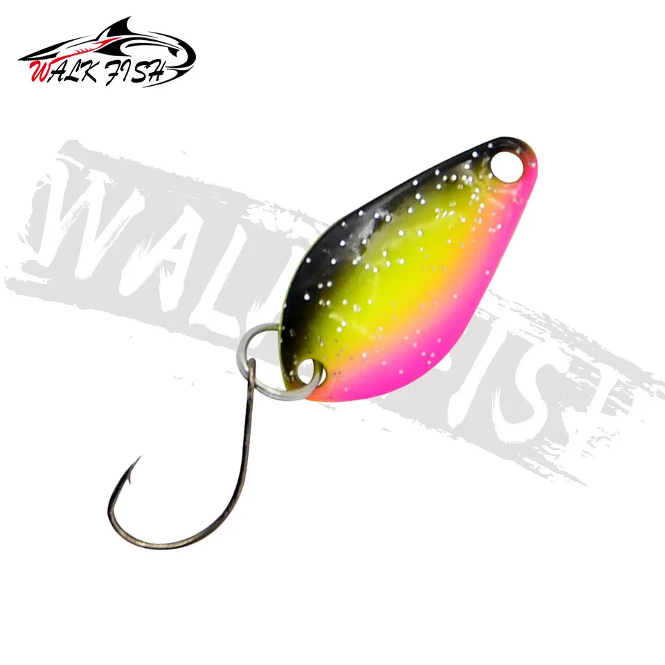 WALK FISH Señuelo Metal 2g 25mm – Trucha, Perca, Chub y Salmón - imagen 5