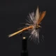 Vtwins Midge Adulto Mayfly Adams mosca seca marrón para trucha - imagen 3