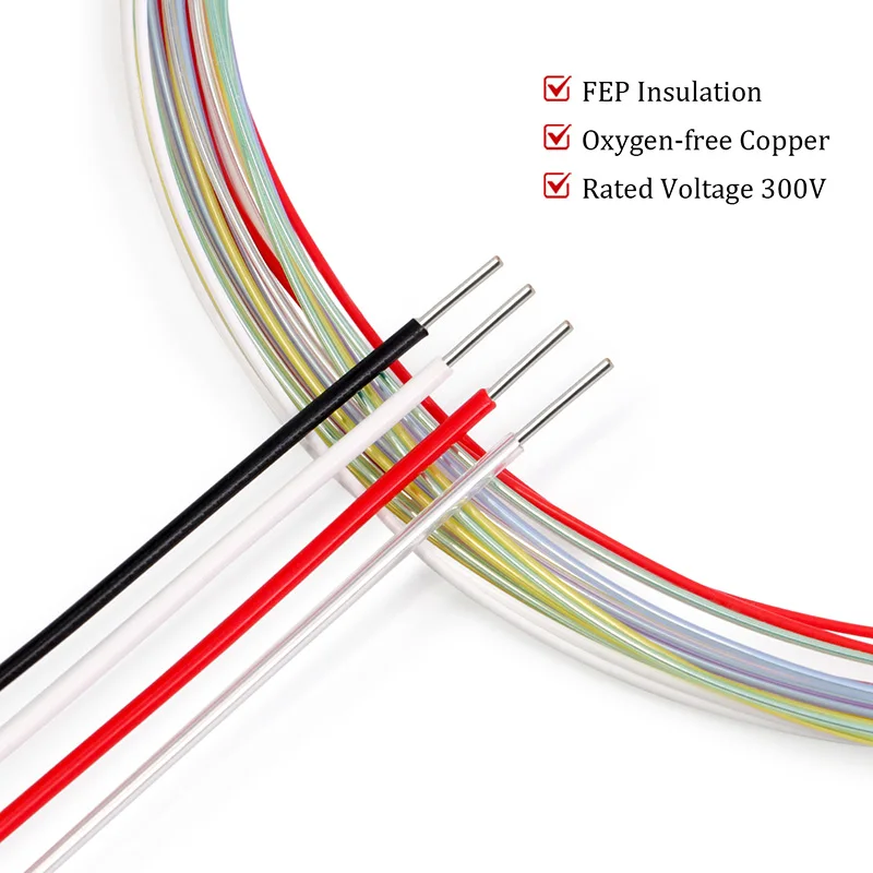 Cable de cobre OFC alta pureza FEP monoconductor plateado - imagen 2