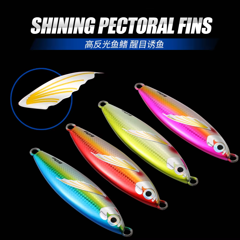 Jigging Pro Slow Pitch Jig – Acabado brillante para fundo - imagen 5