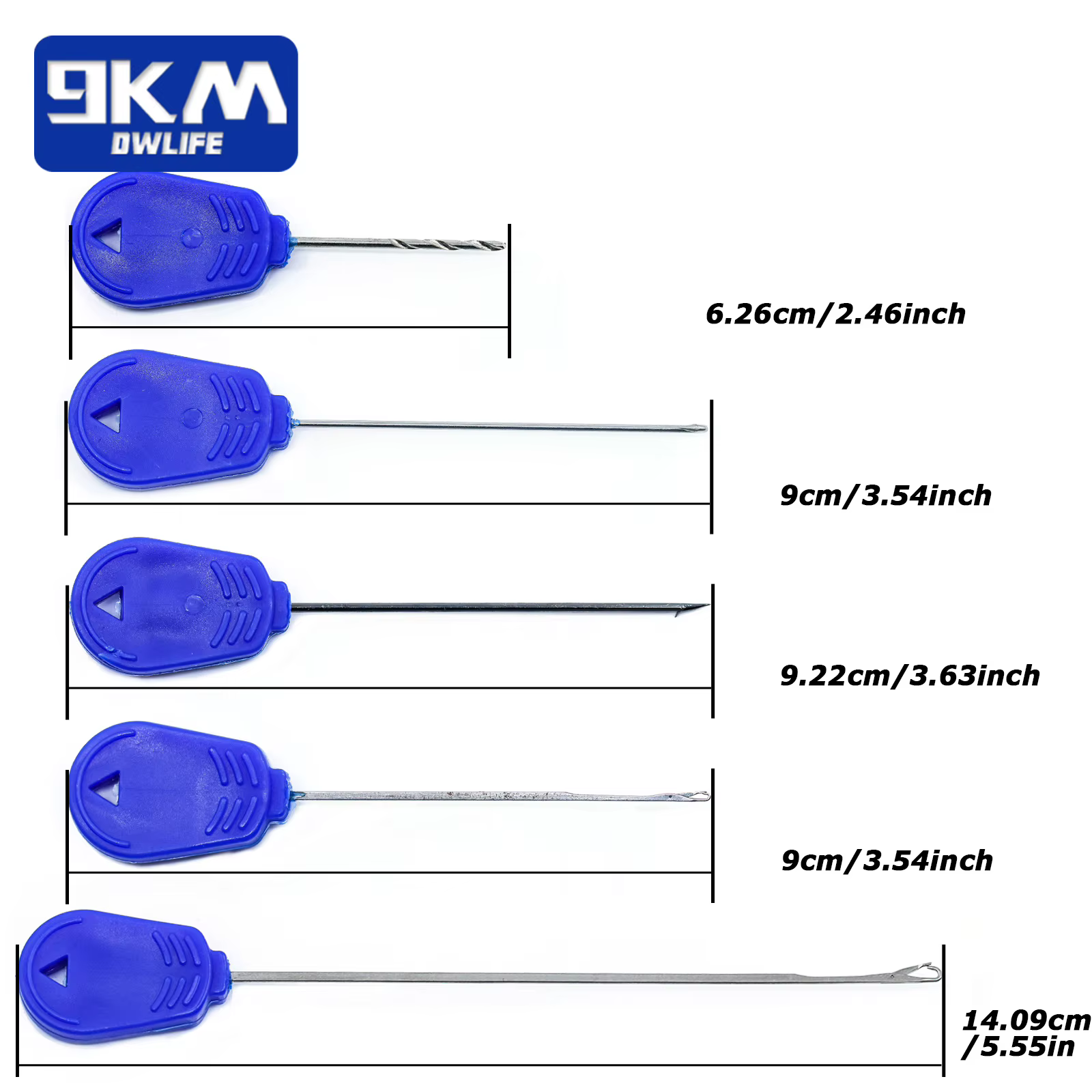 9KM Aguja ensartadora de acero inoxidable para boilies y carpfishing - imagen 5