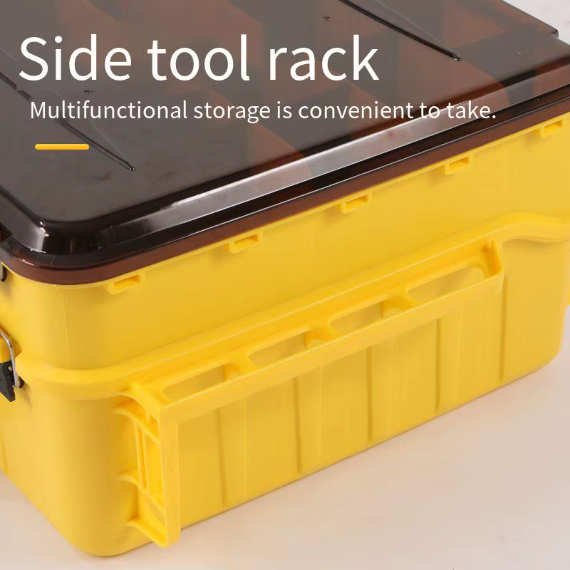 Caja de pesca doble capa portátil – Almacenaje señuelos y accesorios - imagen 5