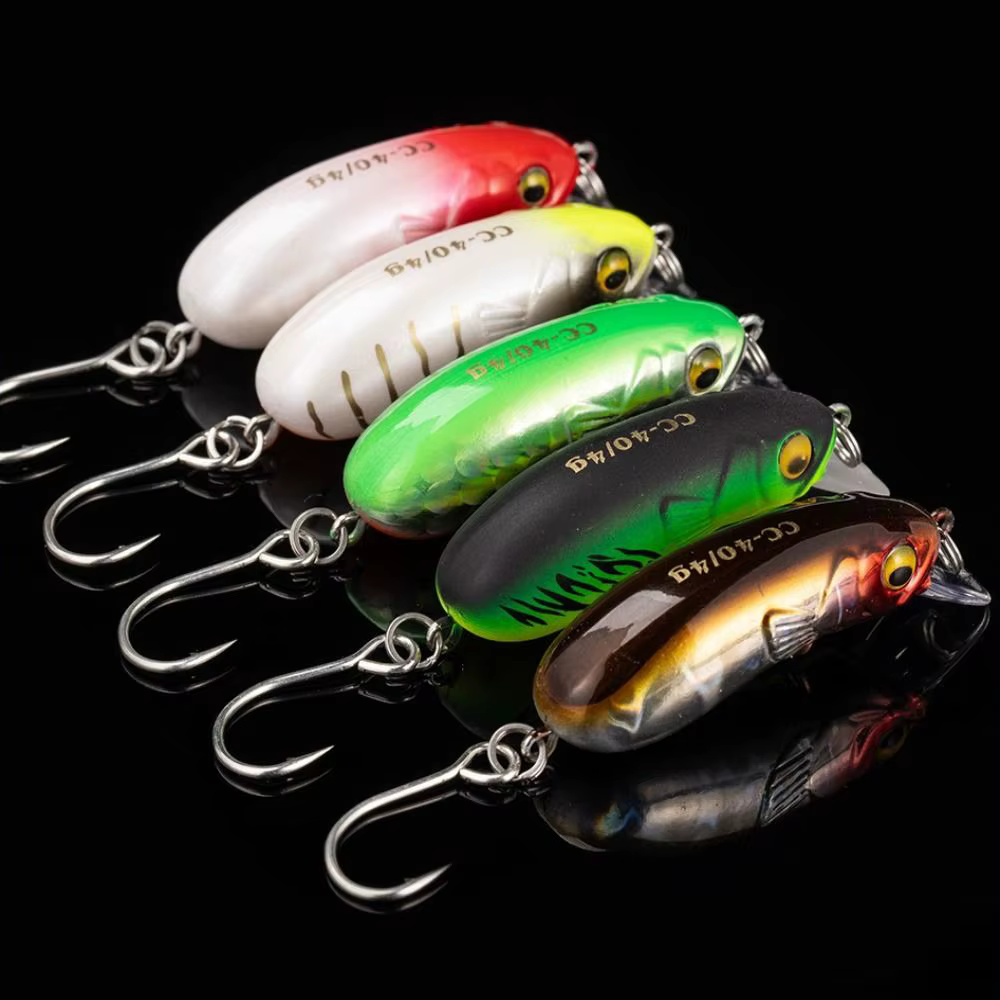 Señuelos blandos Minnow reforzados 4 cm – Jig head de PVC - imagen 2