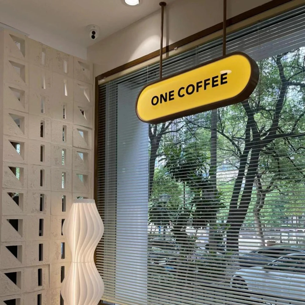 Letrero luminoso LED doble cara para escaparate con caja de luz - imagen 2