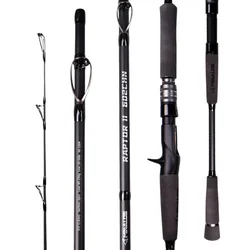 Mavllos RaptorII Cana carbono para atun agua salada-80-250 g, 20-50 lb