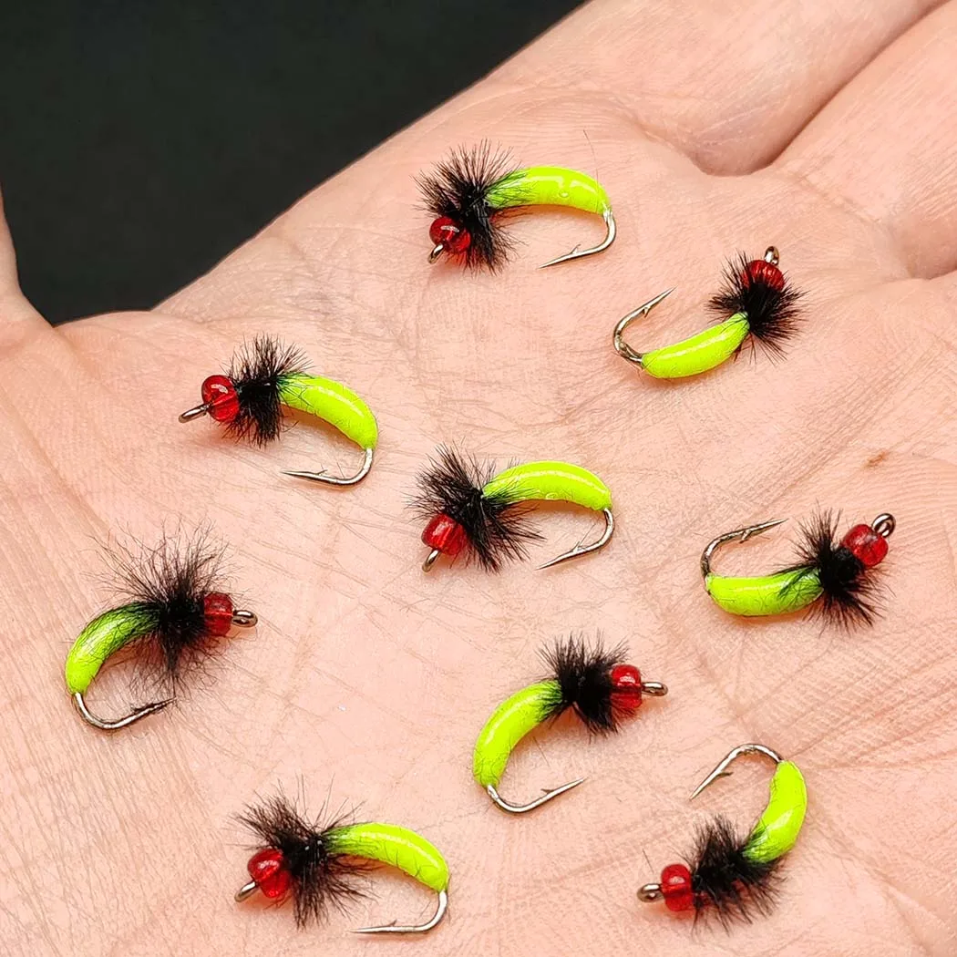 Señuelos de mosca ninfas para trucha y perca – cebo artificial - imagen 3