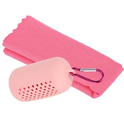 Toalla deportiva de secado rápido silicona refrescante para exterior