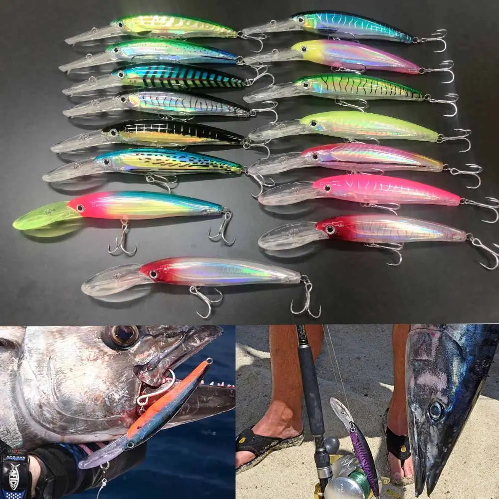 Wobbler Minnow 140mm para lucio – Profundidad 2,5-3m - imagen 2