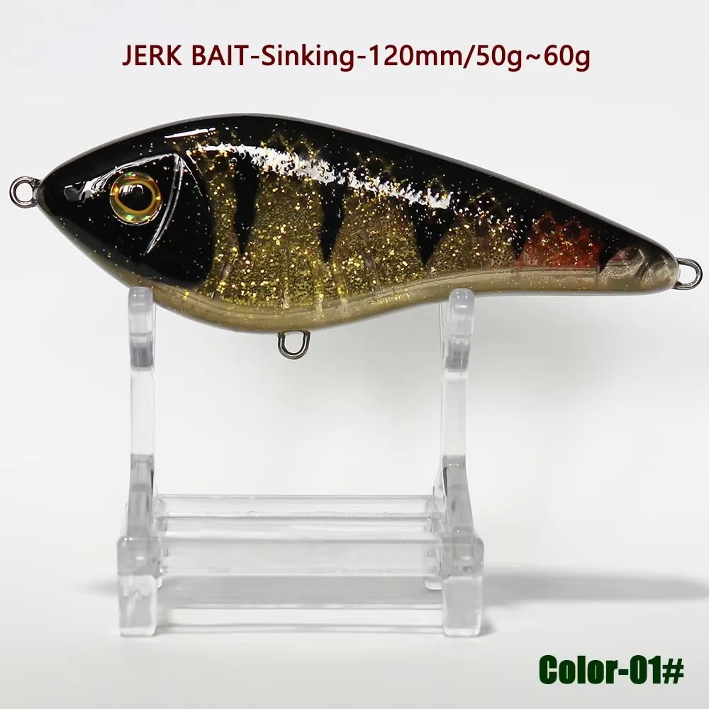 Jerkbait articulado de hundimiento lento para pesca de pececillo - imagen 3