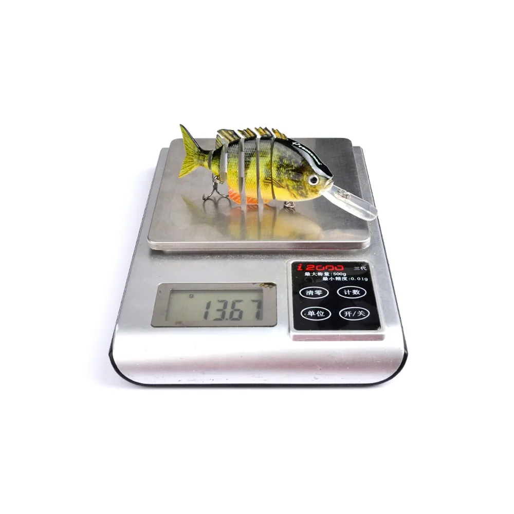 Wobbler multiarticulado imitación Tilapia – Señuelo para lubina - imagen 2