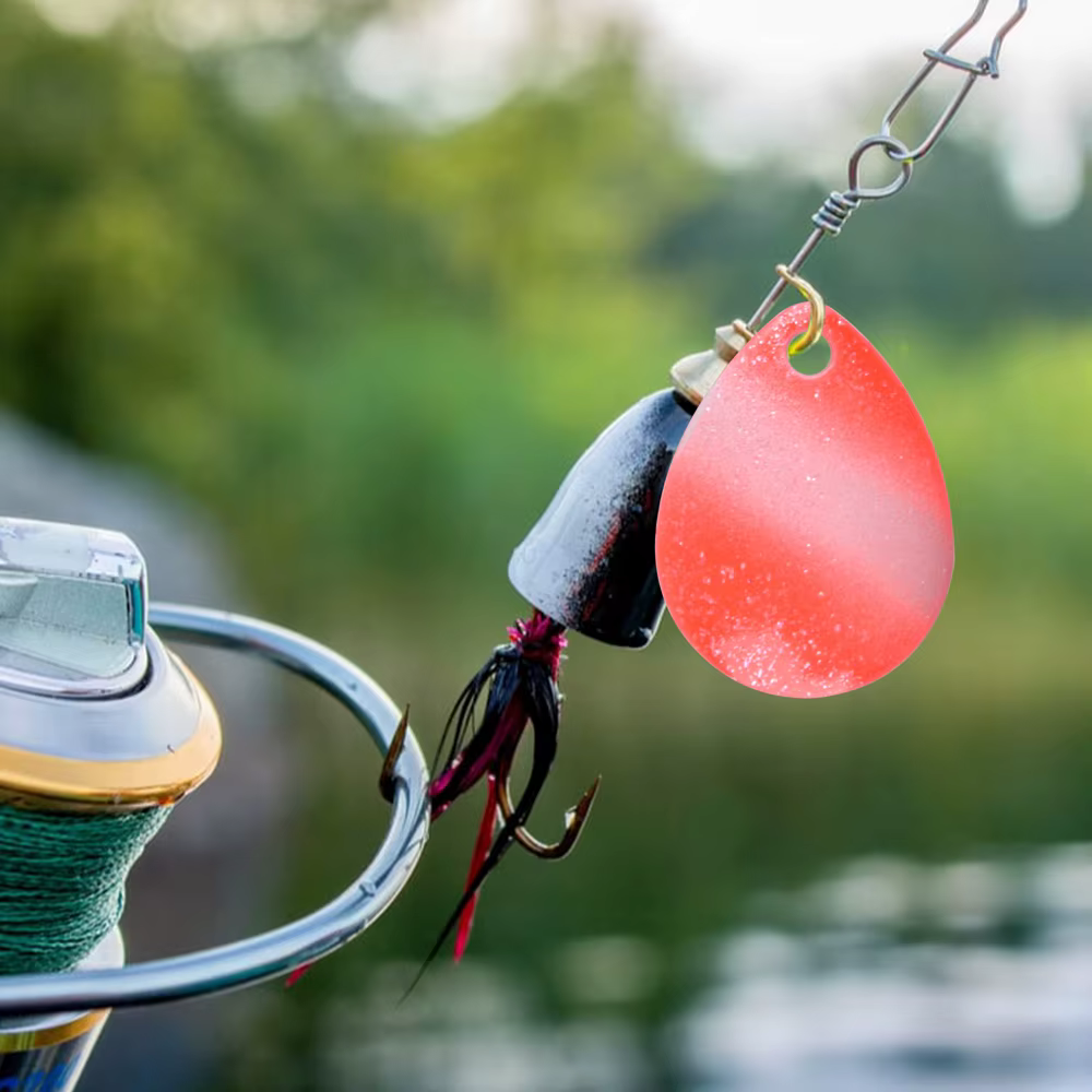 Spinner blades de níquel para personalizar señuelos de pesca - imagen 3