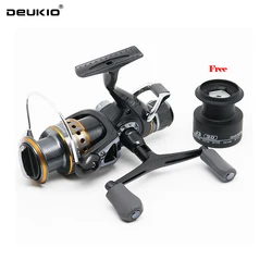 DEUKIO Carrete giratorio doble arrastre 20kg - Ideal para mar y carpa