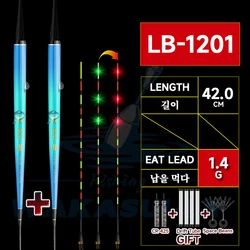 Flotador de pesca LED con detección de gravedad - set de 2 piezas