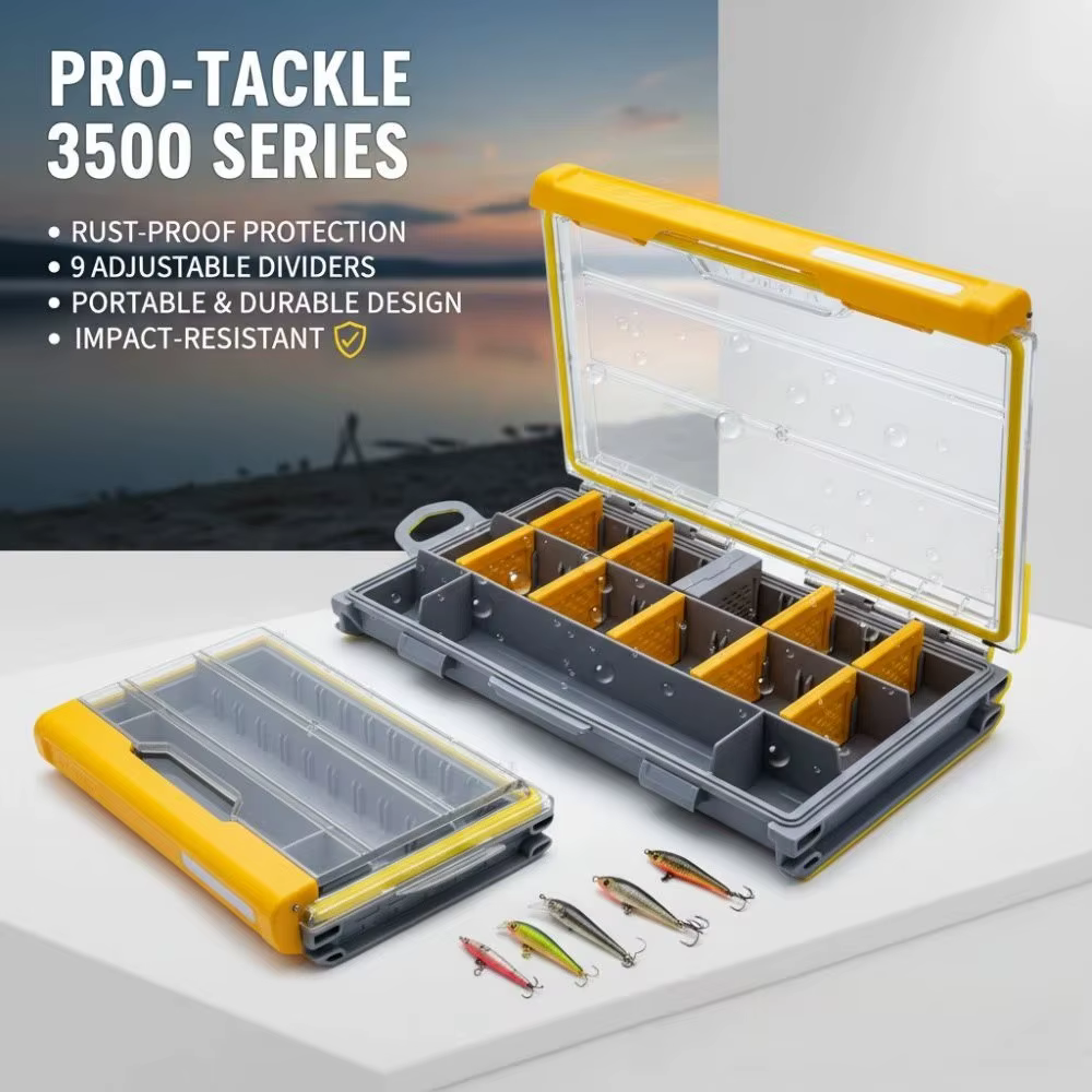 Caja de pesca 3500 con deflectores antióxido - imagen 3