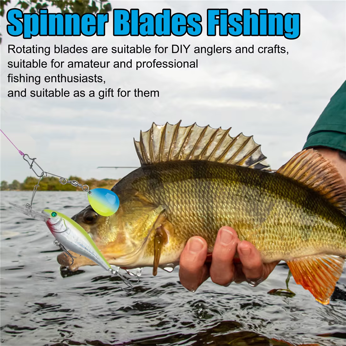 Cuchilla Colorado para Spinnerbaits – Conjunto montaje señuelos - imagen 5