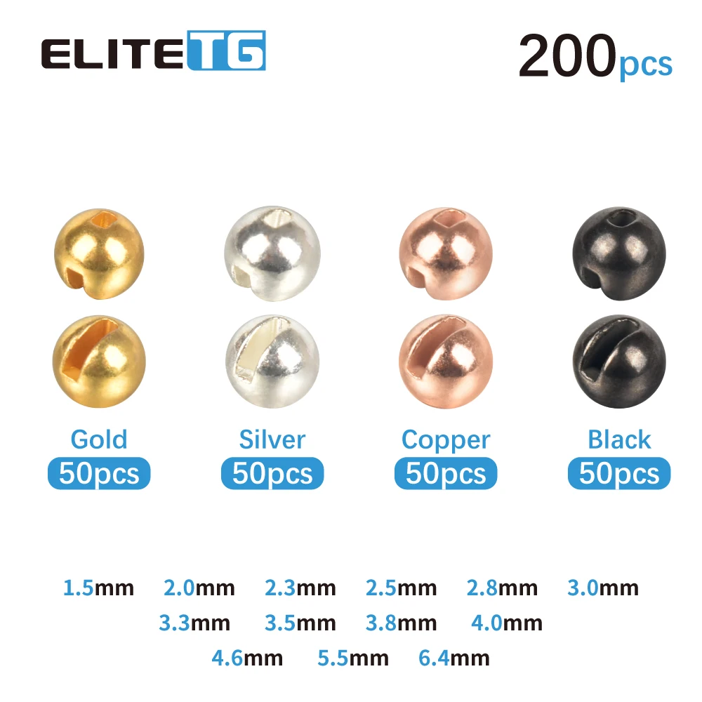 Elite TG Cuentas ranuradas de tungsteno para atado de moscas - imagen 3