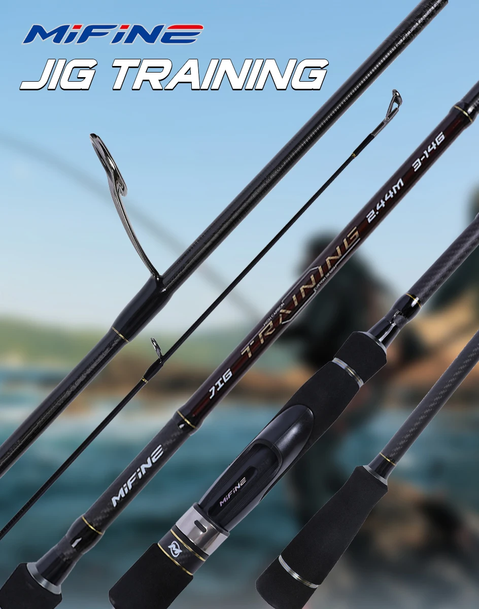 Caña de pescar MIFINE Jig Training Spin en fibra de carbono
