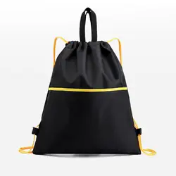 Mochila impermeable de deporte con cierre de cordón