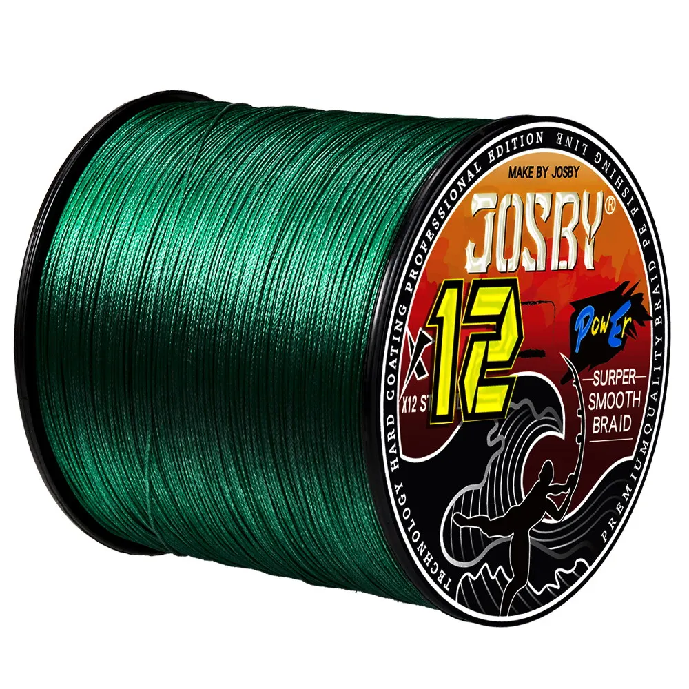 Sedal Trenzado JOSBY 12 Hebras Extreme PE – Carpa y Spinning - imagen 5