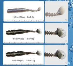 ESFISHING Rockviber Shad – Señuelo blando para lucio y trucha