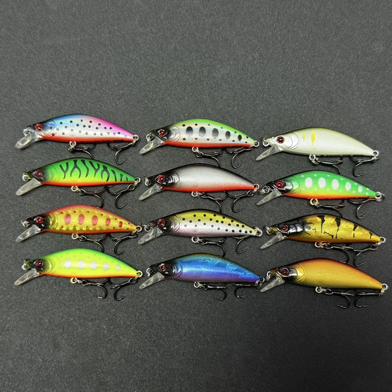 Minnow hundido Jerkbait de largo alcance para trucha y lucio - imagen 4