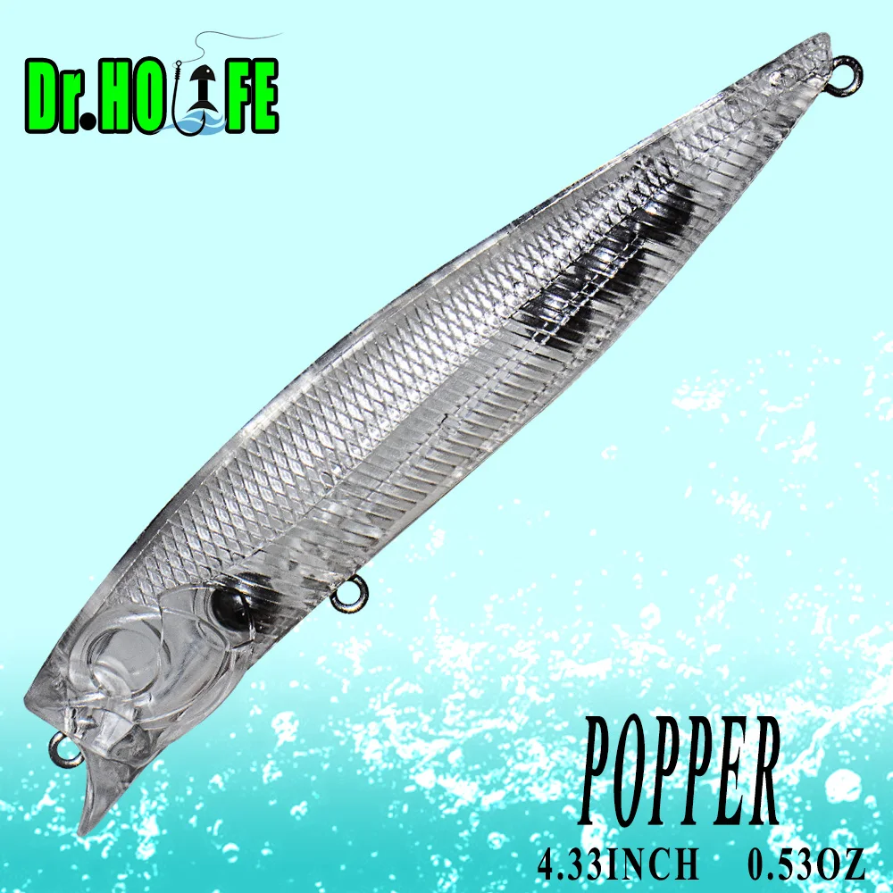 Dr.Holife Popper flotador sin pintar con sonajeros para DIY - imagen 4