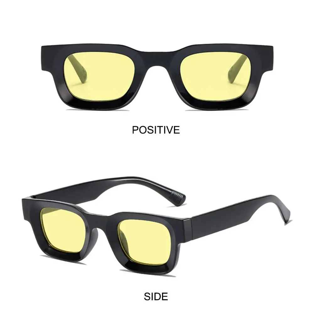 Gafas de sol cuadradas vintage UV400 unisex playa viaje - imagen 3